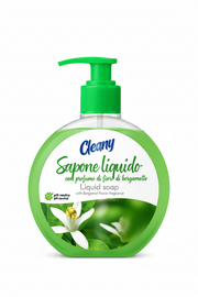 Cleany Sapone Liquido Fiori di Bergamotto - 500 ml