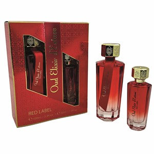 CONFEZIONE REGALO OUD ELIXIR D’EXTASE RED 100ml+ 30ml