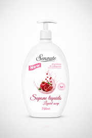 Senzate Sapone Liquido alla Fragola - 750ml