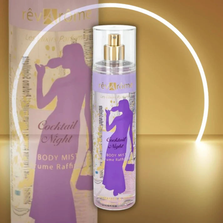 SHIMMERING BODY MIST | Acqua Profumata Glow Illuminante - Cocktail Night