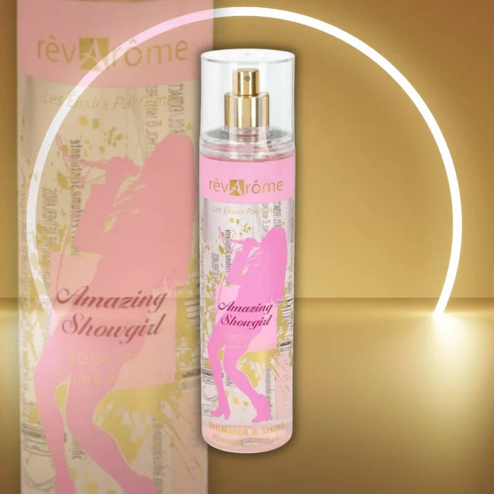 SHIMMERING BODY MIST | Acqua Profumata Glow Illuminante - Amazing Showgirl