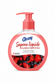 Cleany Sapone Liquido Frutti di Bosco - 500 ml