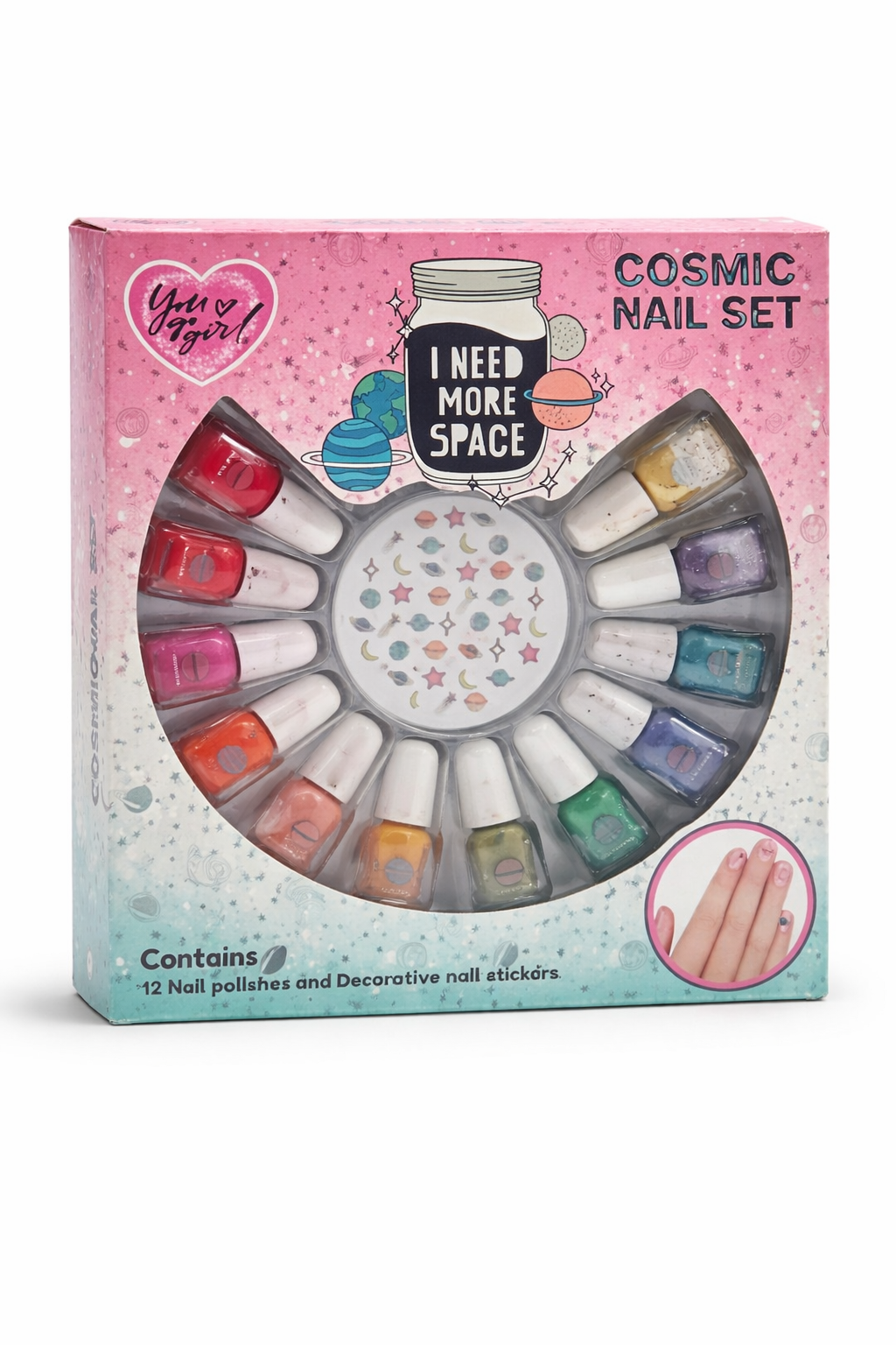 Set Smalti Profumati Bimbe con Adesivi