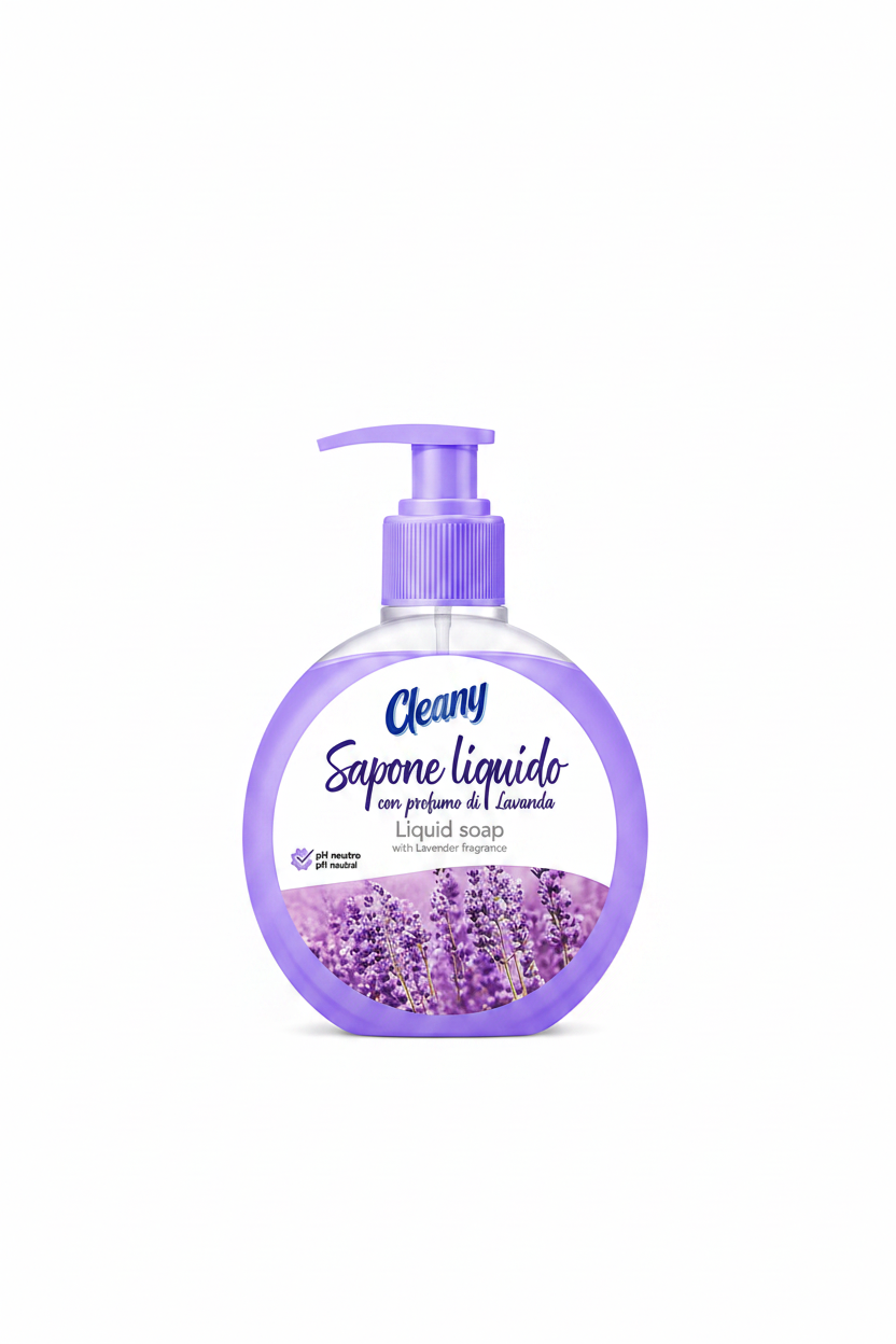 Cleany Sapone Liquido Lavanda - 500 ml