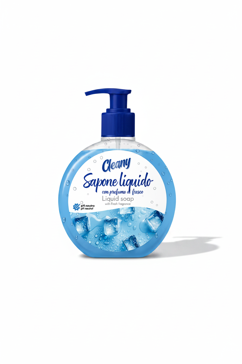 Cleany Sapone Liquido Fresco - 500 ml