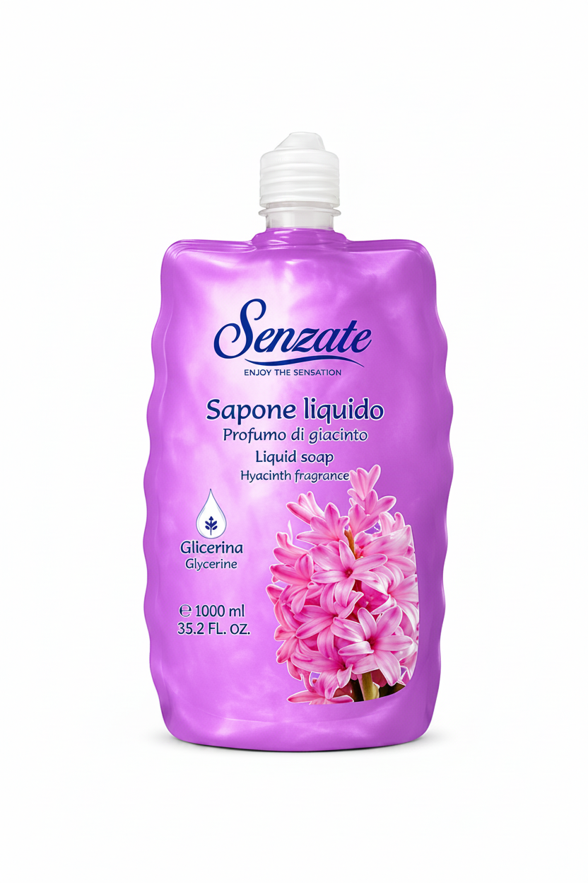 Senzate Sapone Liquido Giacinto - Ricarica 1000 ml
