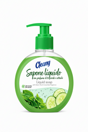 Cleany Sapone Liquido Cetriolo & The Verde - 500 ml