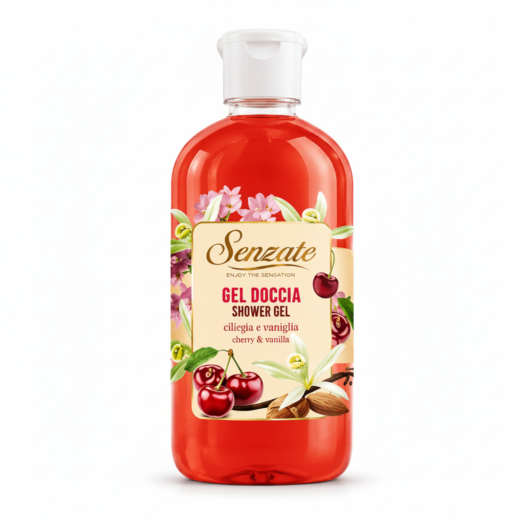 Senzate Naturals Bagno Schiuma Ciliegia & Vaniglia - 500ml
