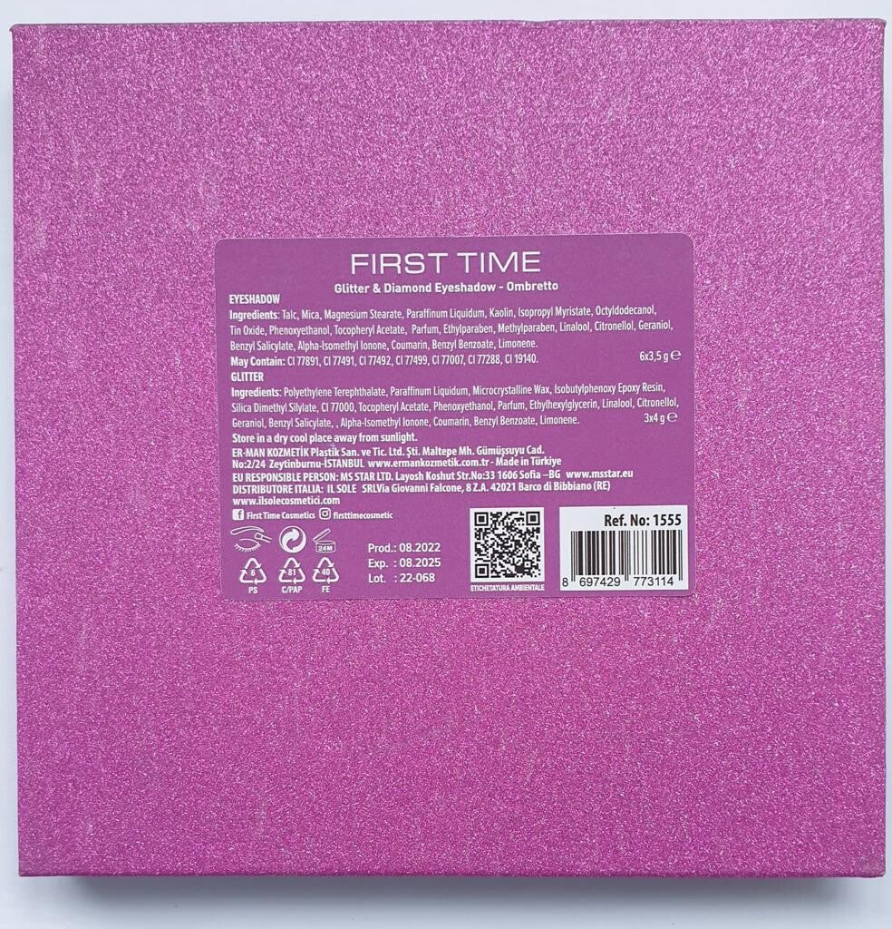 FIRST TIME OMBRETTO 9 COLORI FUCSIA DIAMOND