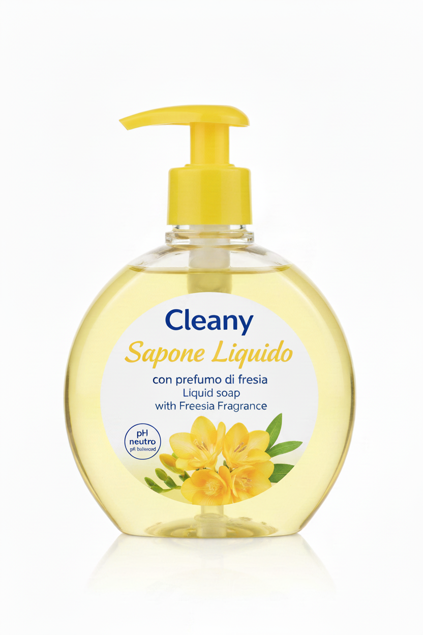 Cleany Sapone Liquido Fresia - 500 ml