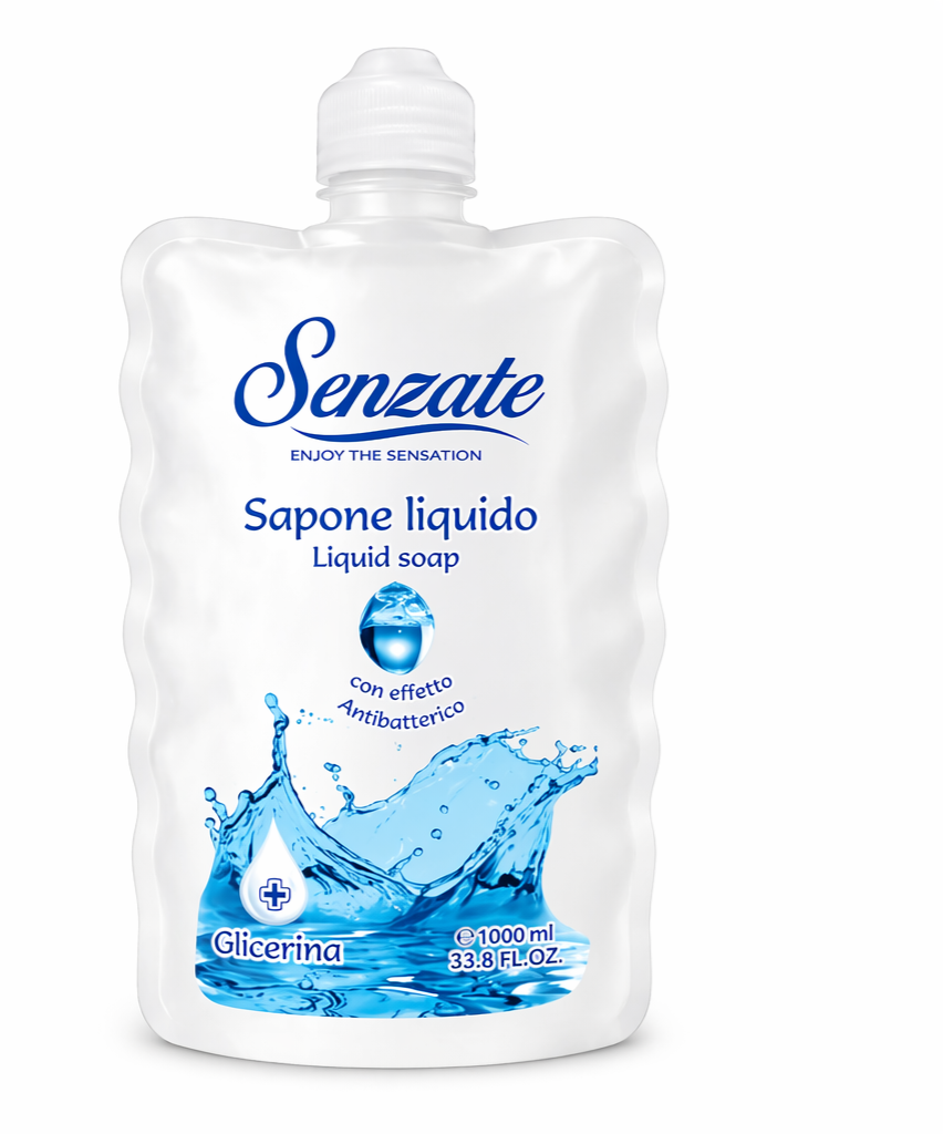 Senzate Sapone Liquido Antibatterico - Ricarica 1000 ml
