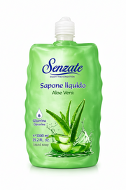 Senzate Sapone Liquido Aloe Vera - ricarica 1000 ml