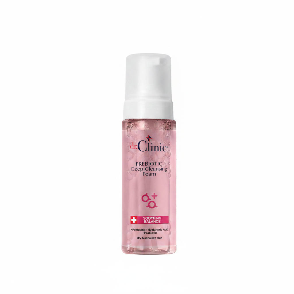 PREBIOTIC CLEANSING FOAM PINK - DR CLINIC
