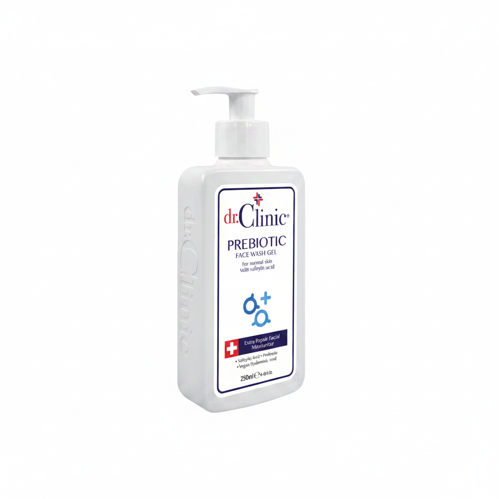 PREBIOTIC FACE WASH GEL FOR NORMAL SKIN WITH SALICYLIC ACID DARK BLUE